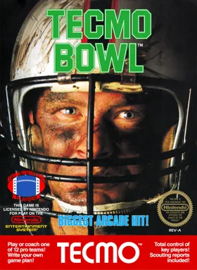 Tecmo Bowl (USA) (Beta) box cover front